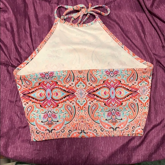 Patterned crop top - Picture 2 of 2